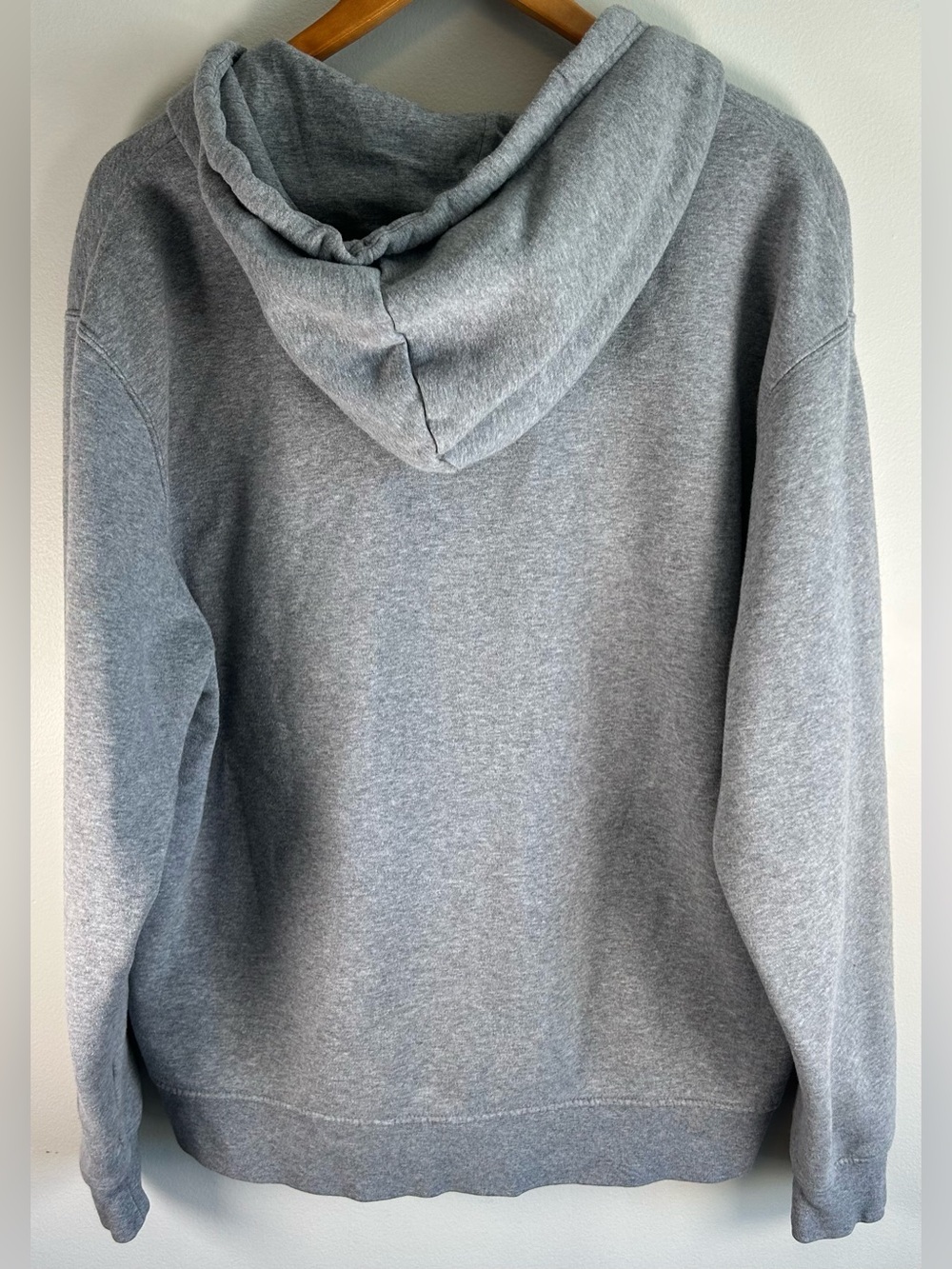 Nike Jordan Essential Men’s Fleece Full Zip Hoodie Sweater L Carbon Heather EUC - Picture 7 of 10